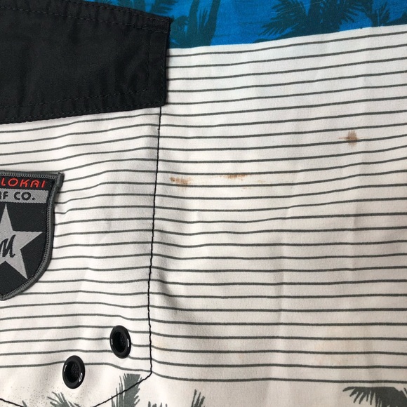 Molokai Men’s Board Shorts Surf Swim Beach River - Picture 4 of 8